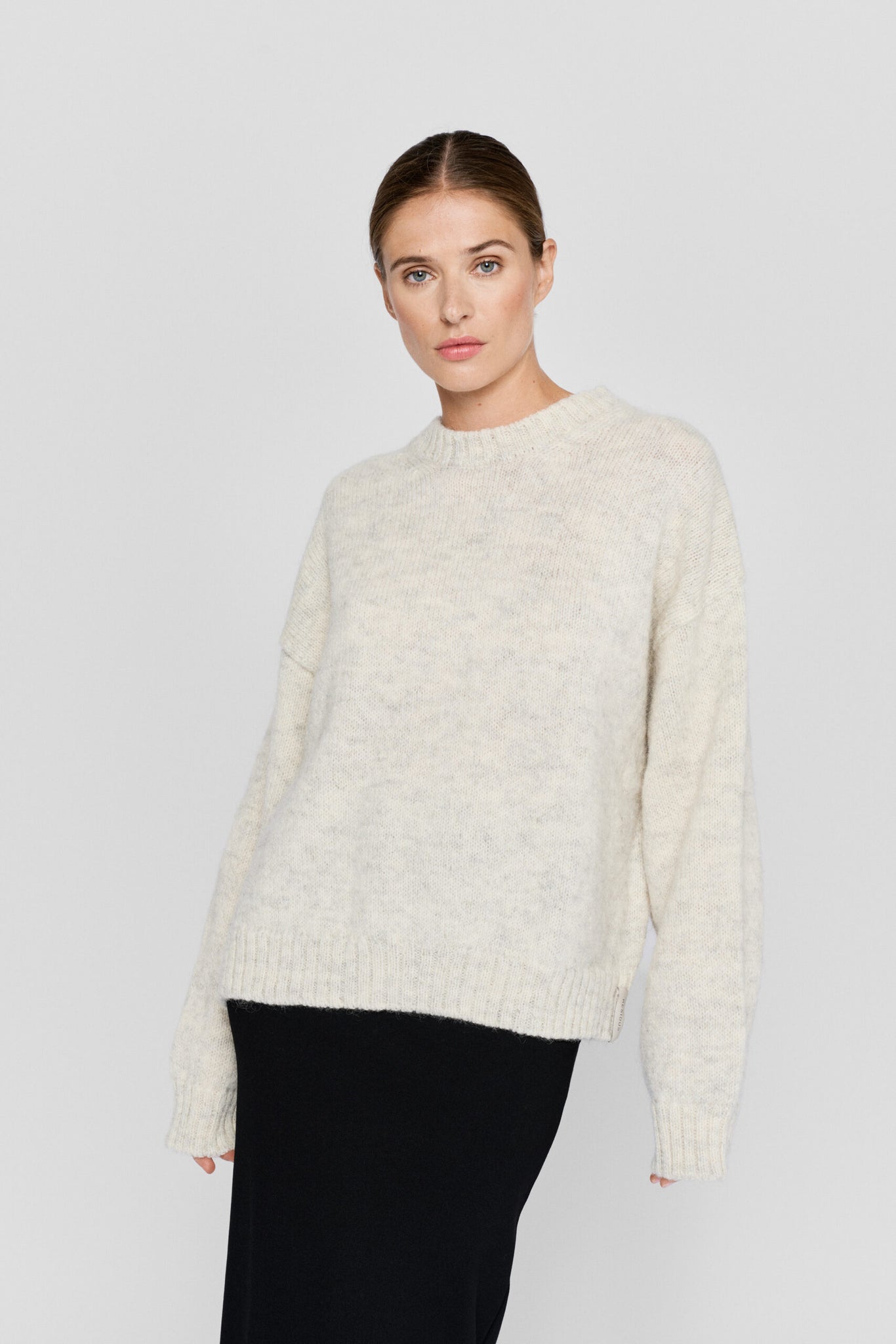 Ire Knitted Sweater - Sand Melange