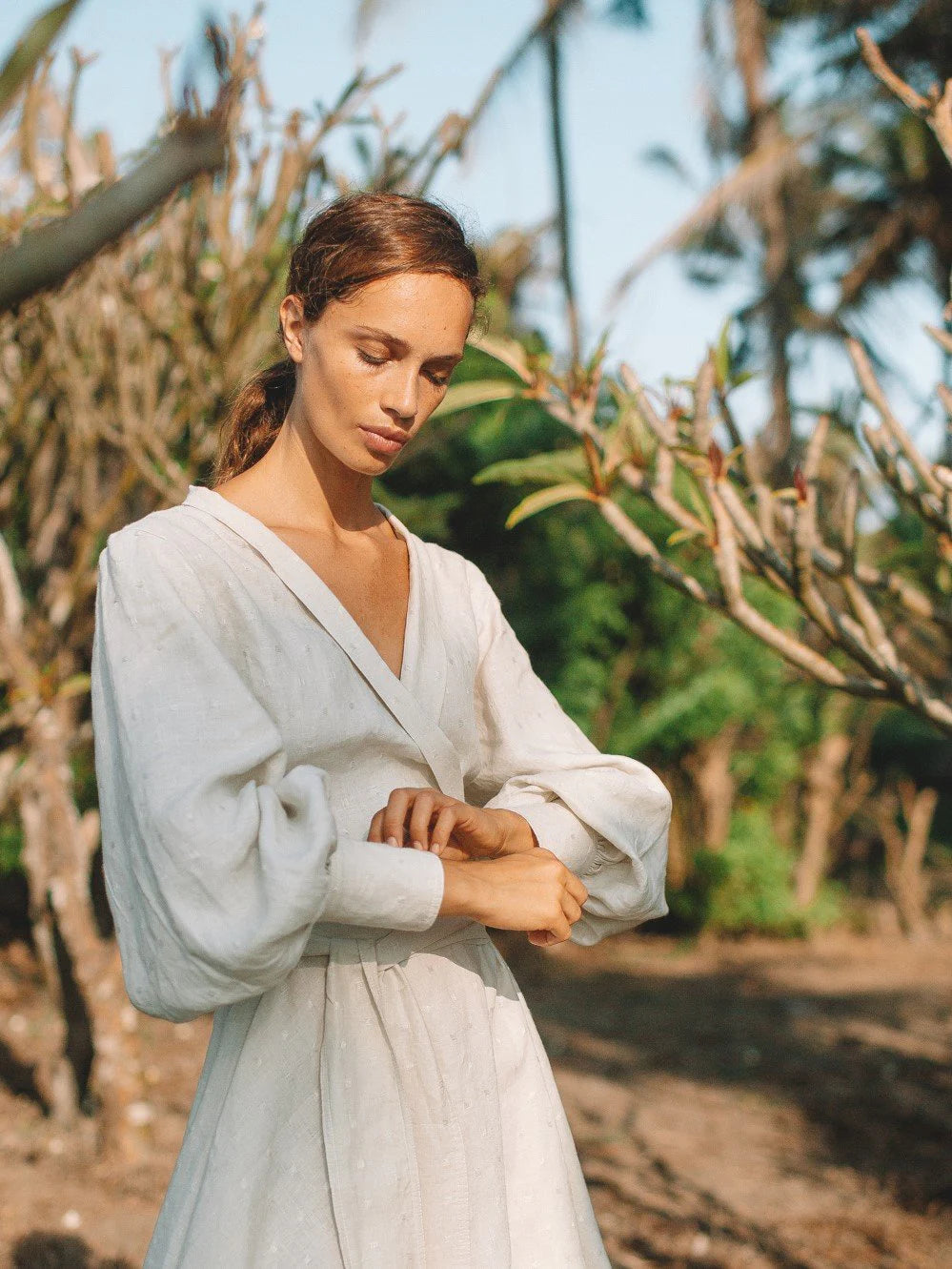 Andrea Linen Dress