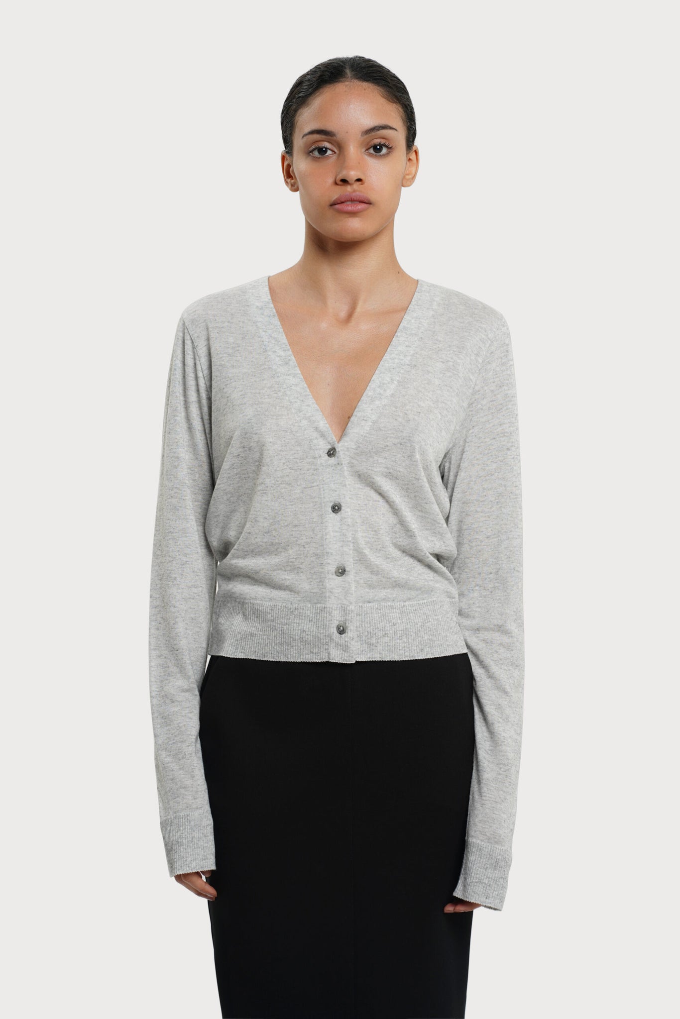 Cica Cardi - Grey Melange