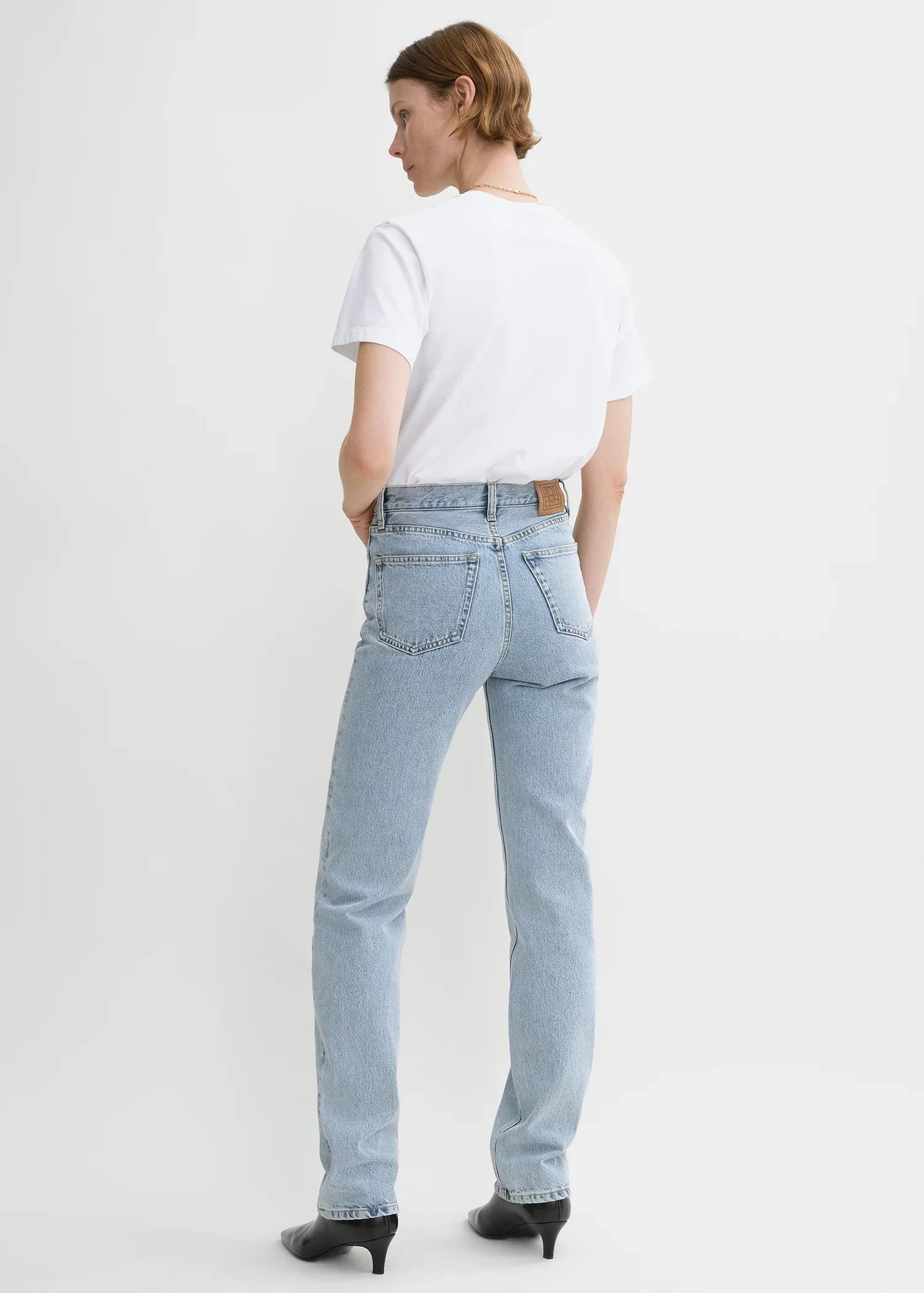 Classic Cut Denim Full Length - Off White