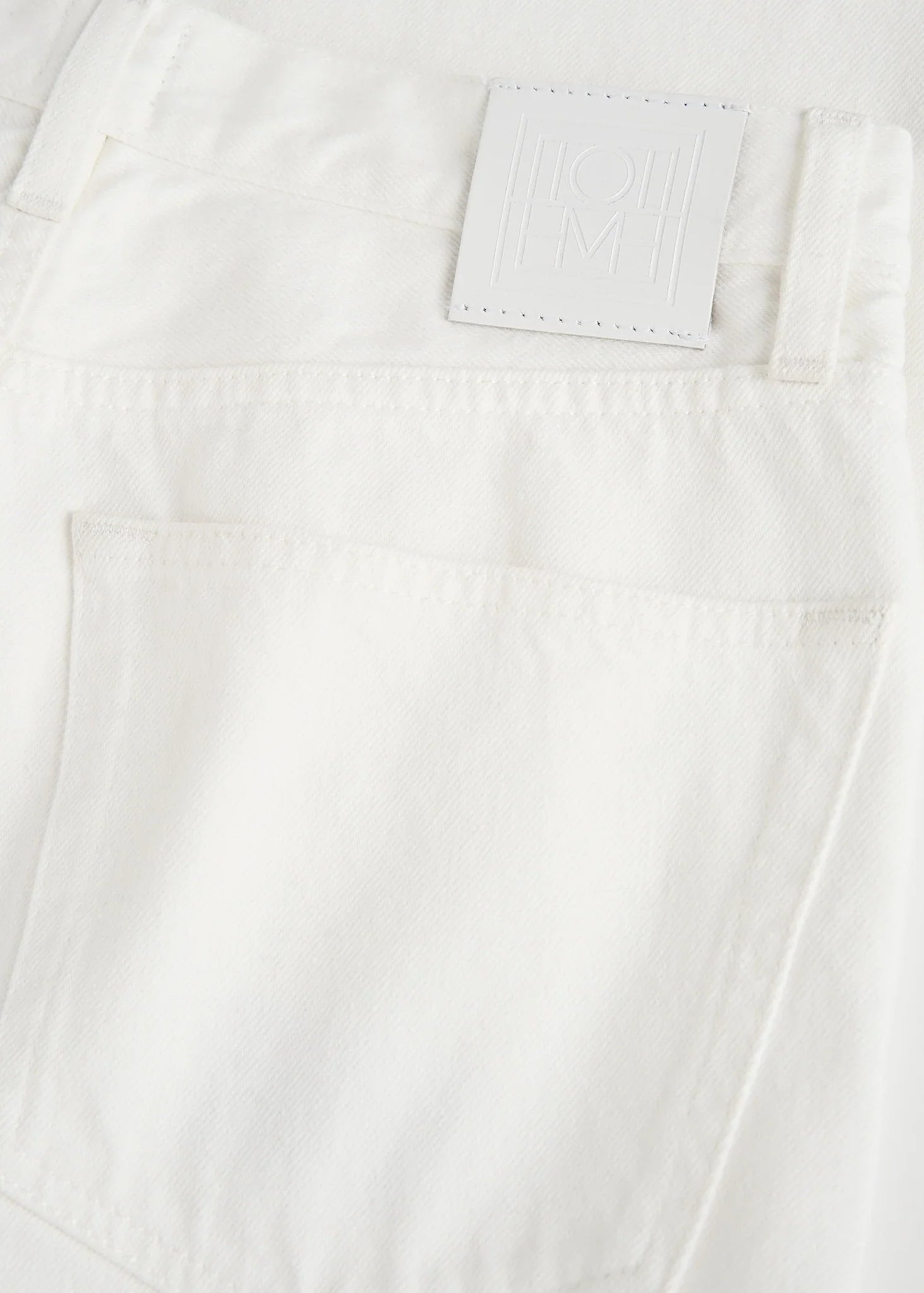 Classic Cut Denim Full Length - Off White