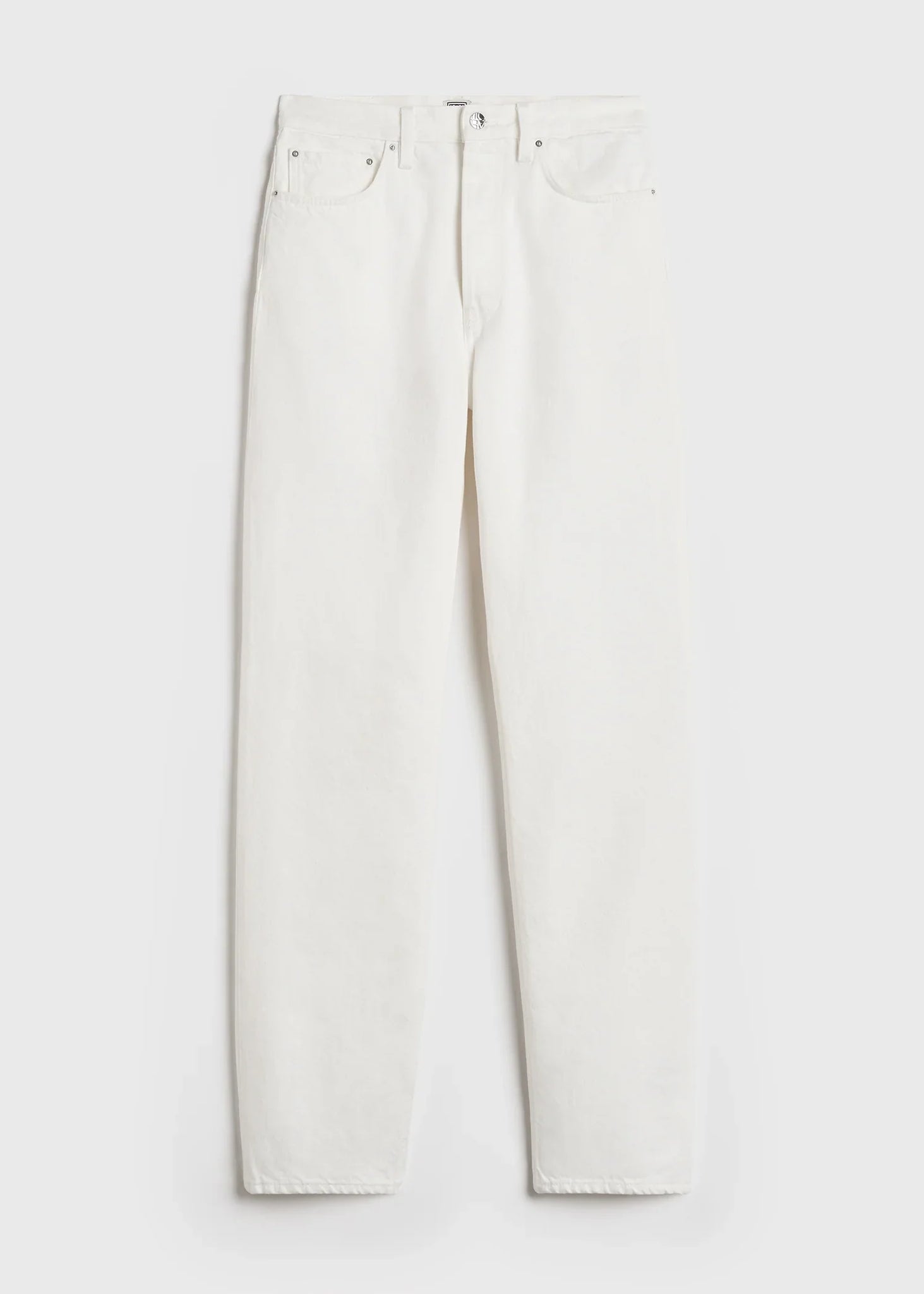 Classic Cut Denim Full Length - Off White