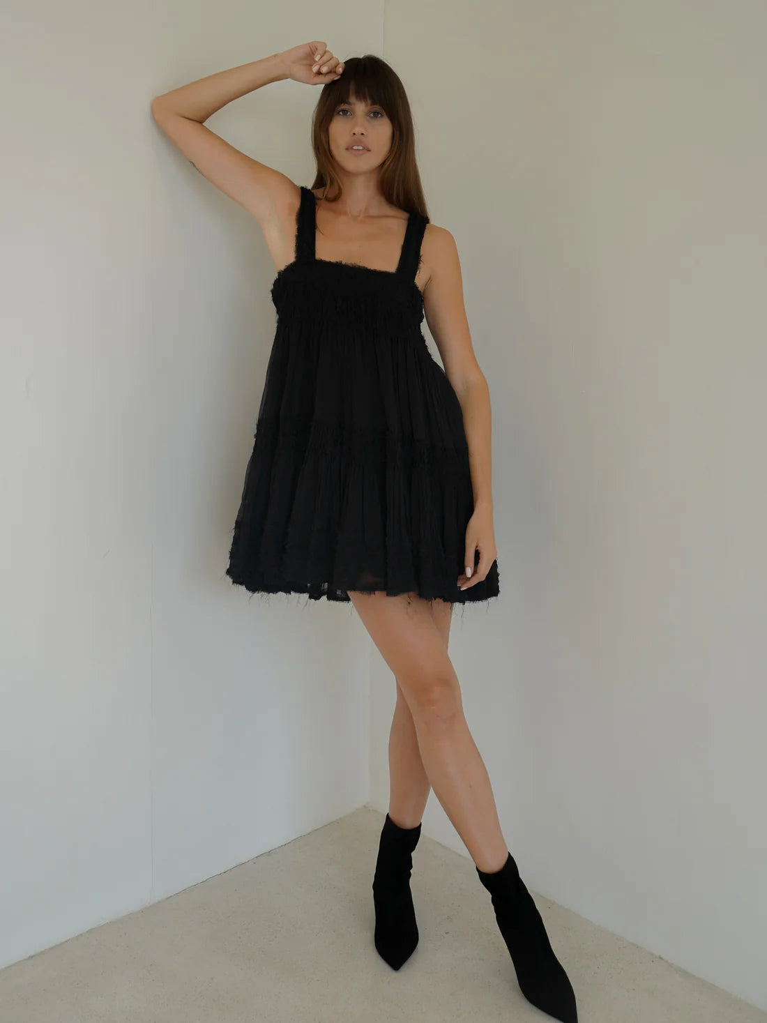 Clio Mini Dress in Black