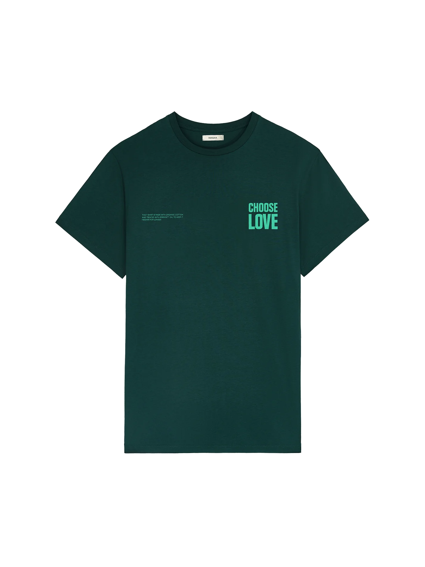 Choose Love Midweight T-shirt - Foiage Green