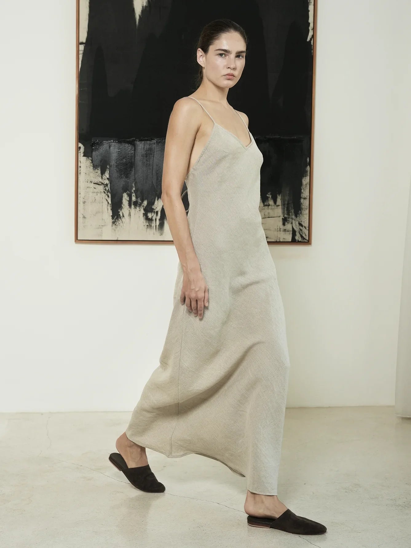 slip for linen dress (Natural Brown) natural taupe and black collection-summerdresses A Guide to Wearing SIZE:XX