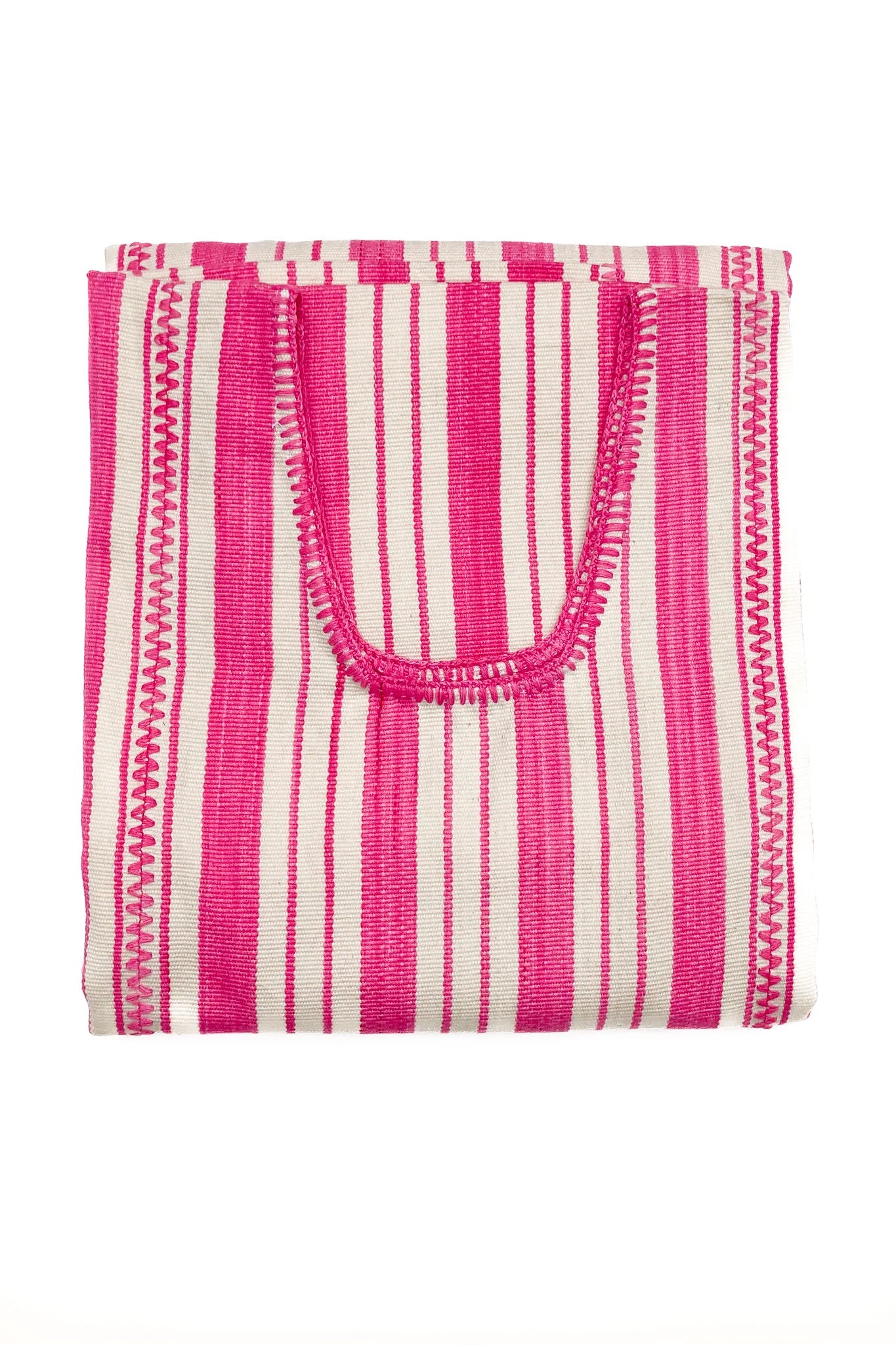 Pink Stripe Narrow Mini Kaftan