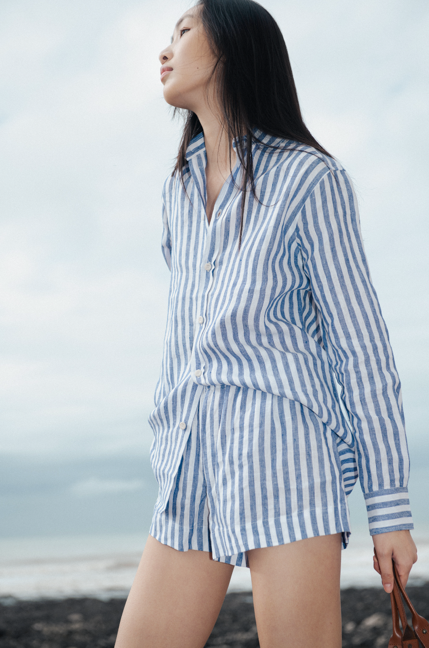 Boyfriend Shirt in Stripes