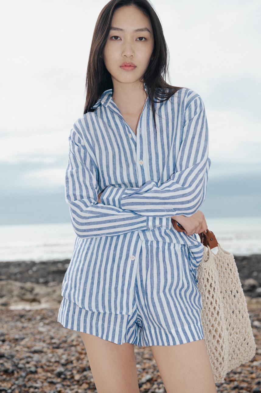 Boyfriend Shirt in Stripes