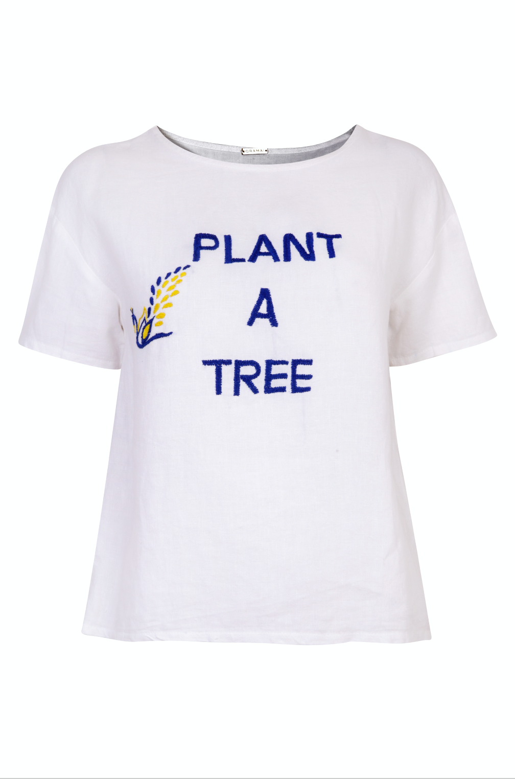 Saheli Hand Embroidered Plant A Tree T-Shirt