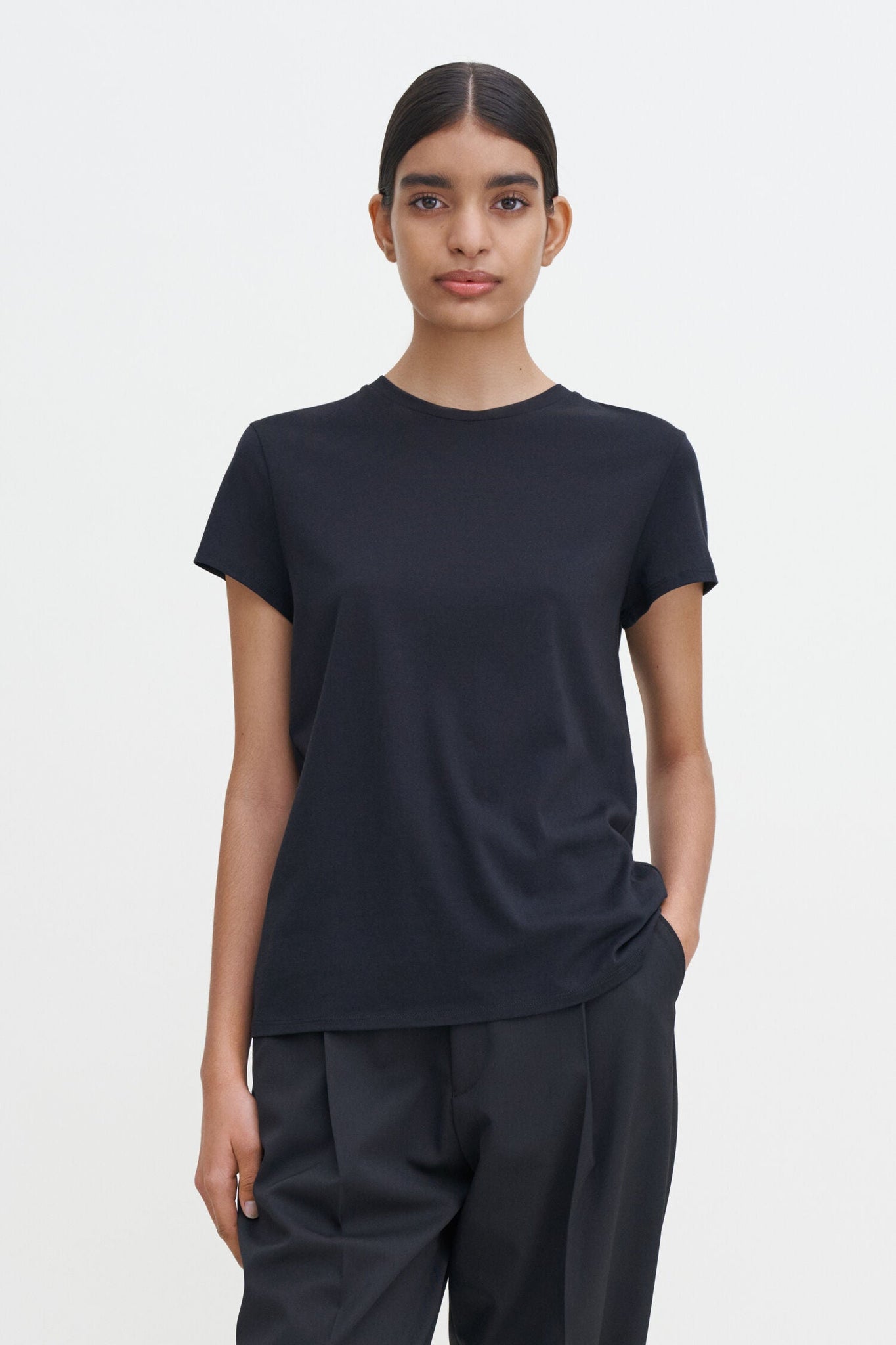 Soft Cotton Tee (Navy)