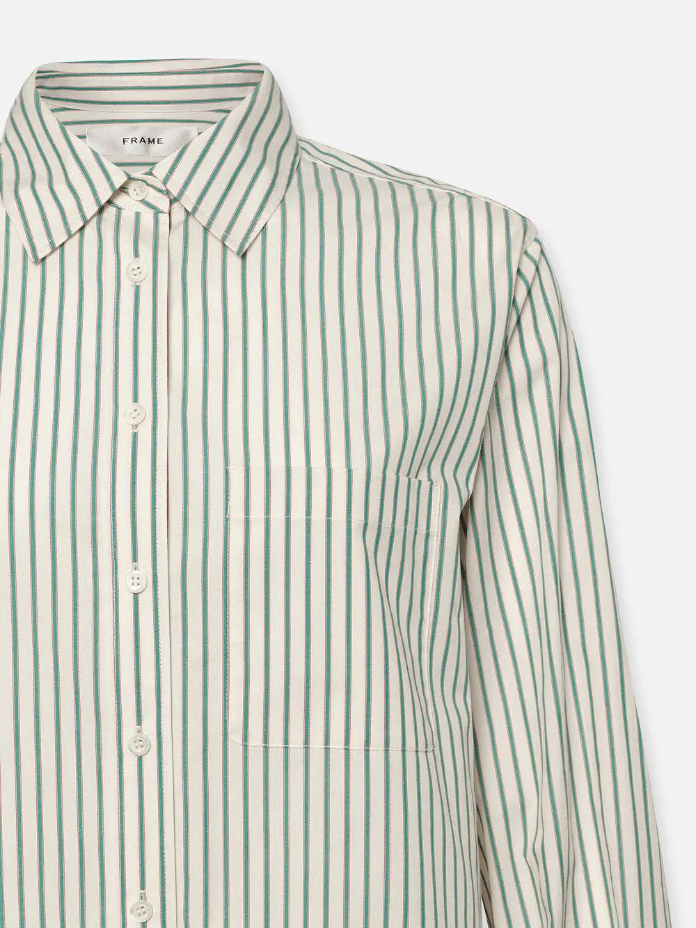 The Borrowed Pocket Shirt - Green Gem Multi