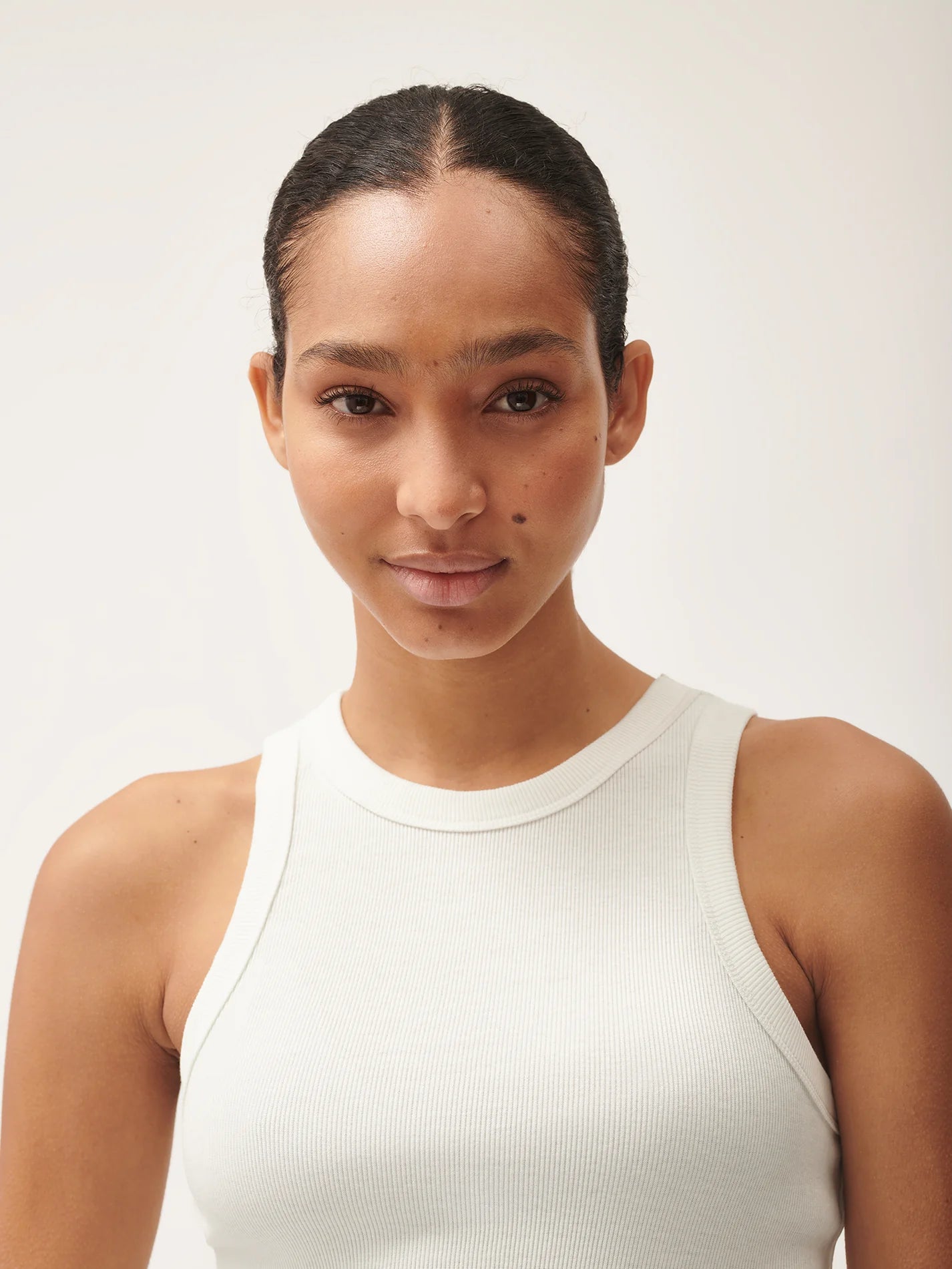 365 Lightweight Rib Tank Top - Off-White