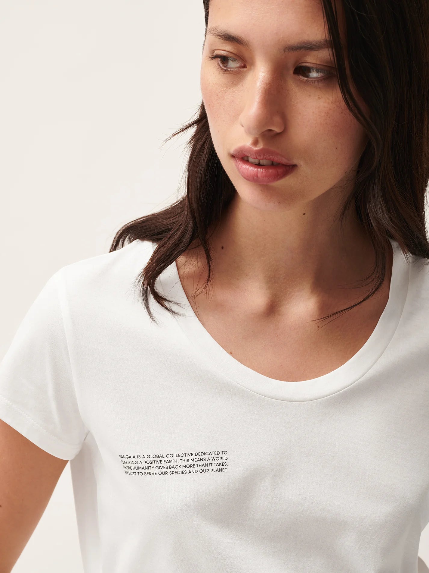 365 Lightweight Scoop Neck T-shirt - Off-White