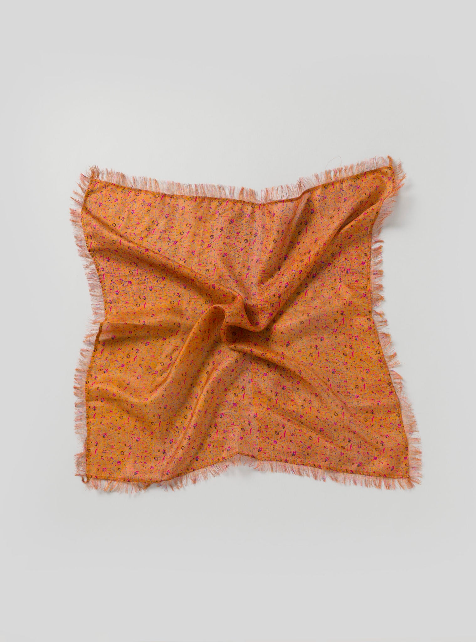 Oversized Goa Sari Scarf – Rust