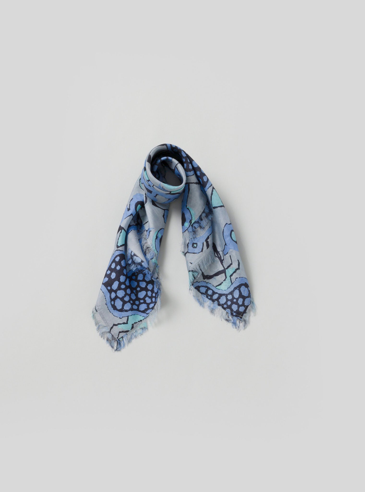Oversized Goa Sari Scarf – Blue
