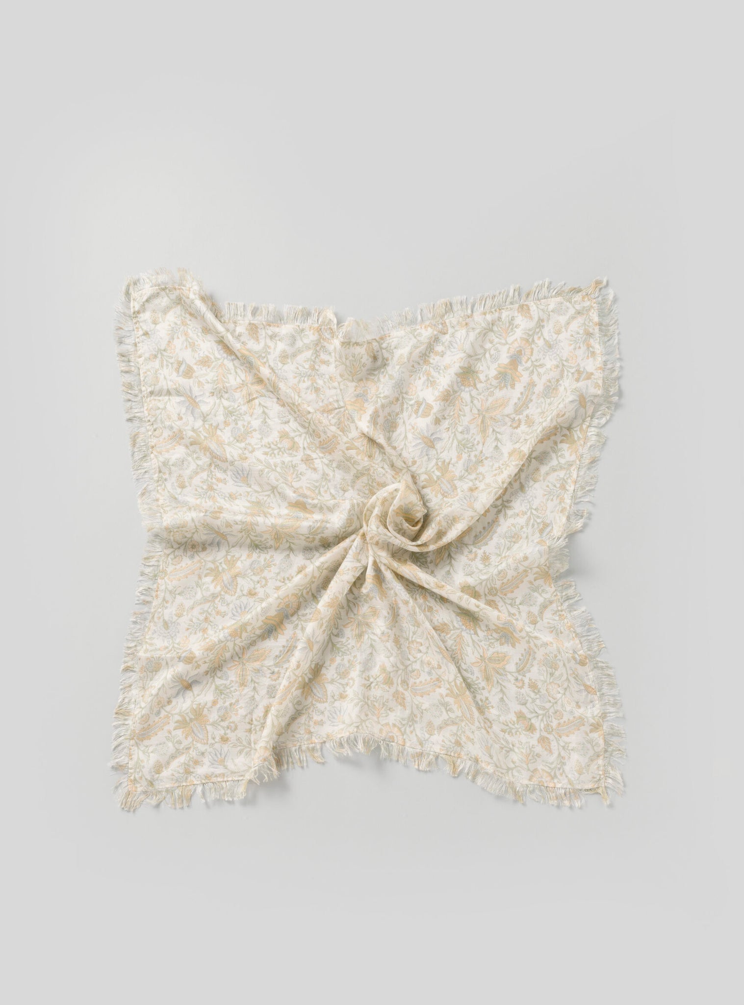 Oversized Goa Sari Scarf – White