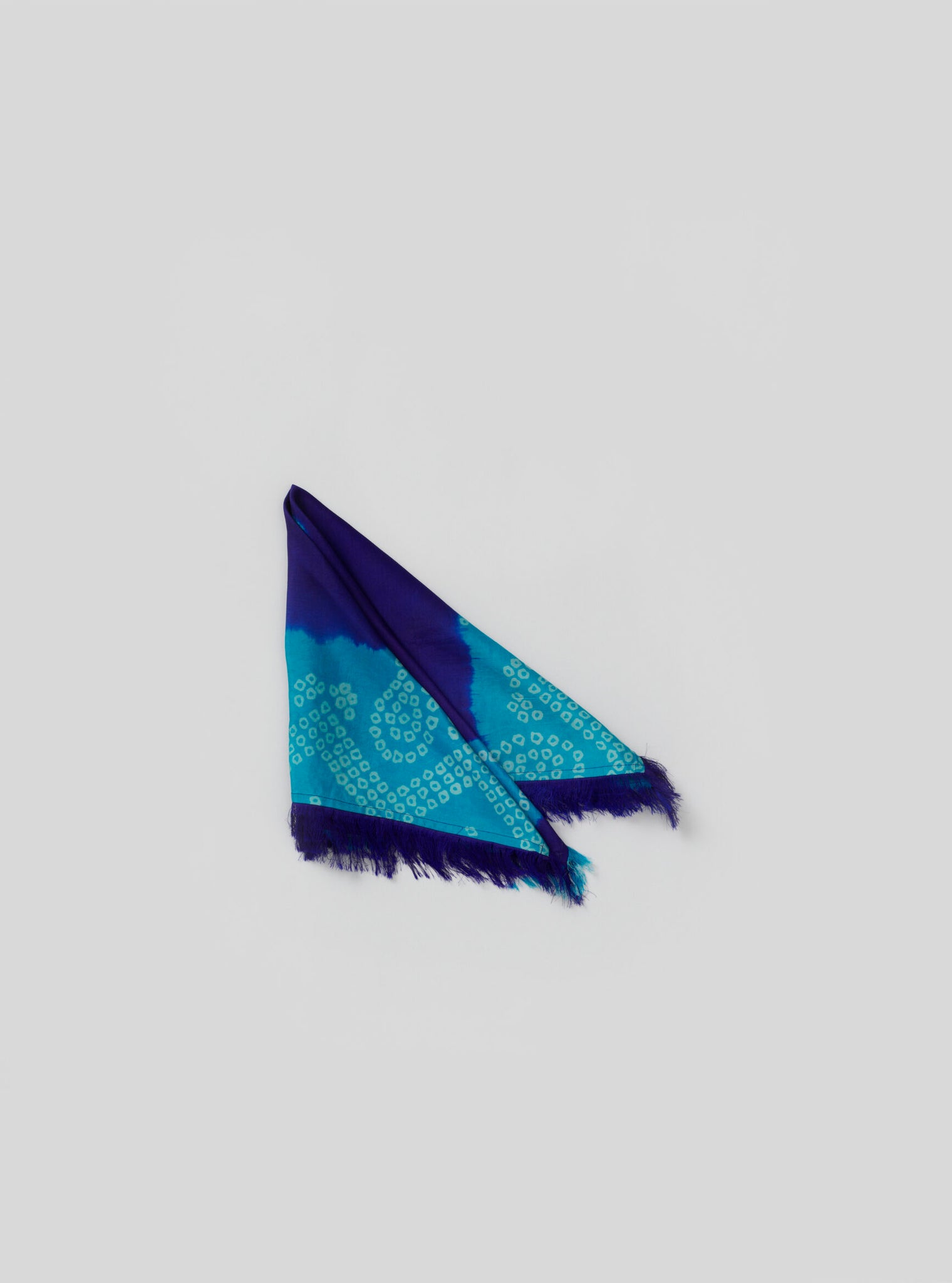 Goa Silk Scarf Ocean Blue - Rêve Ultime