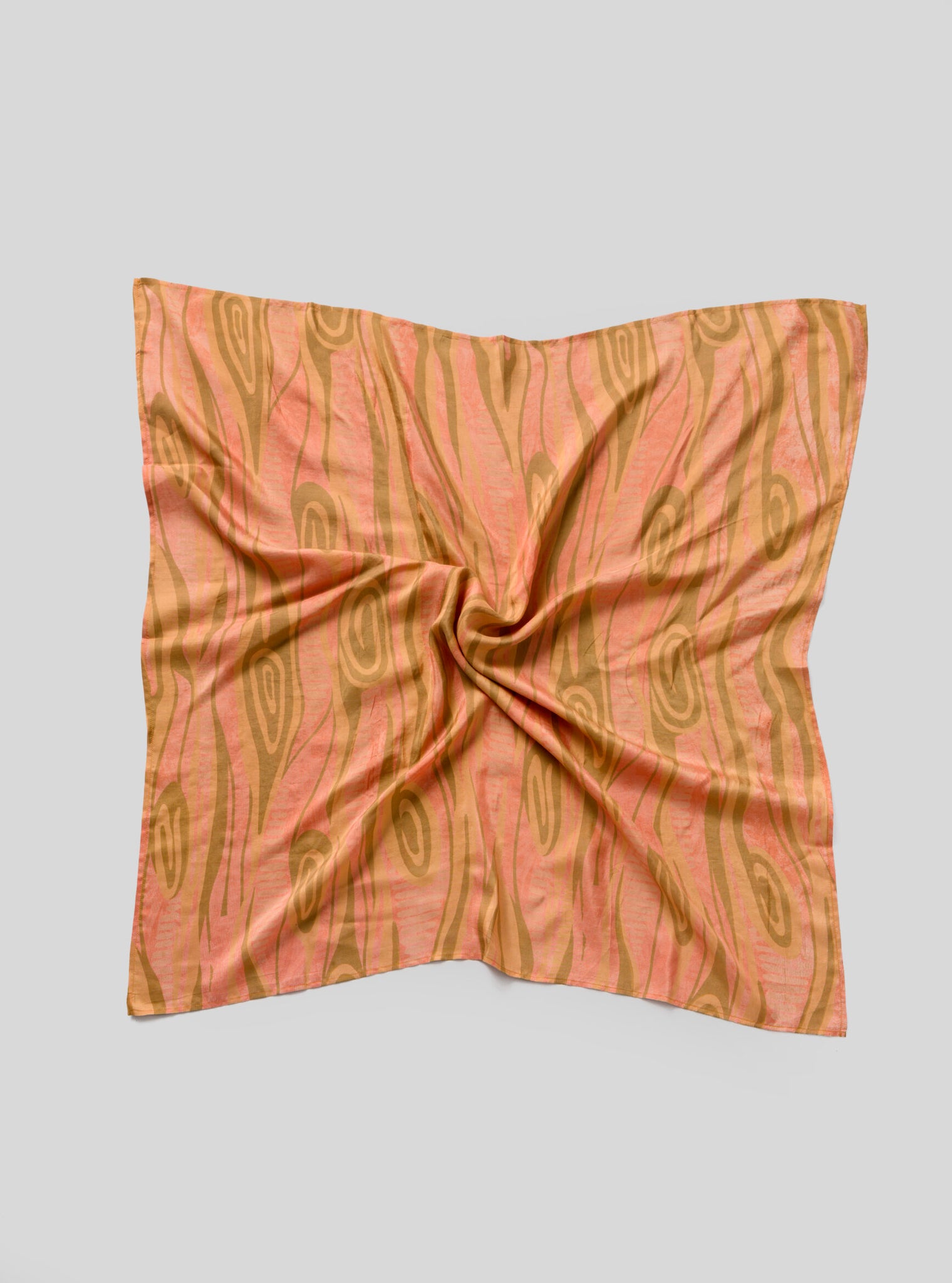 Colaba Sari Scarf – Orange/Pink